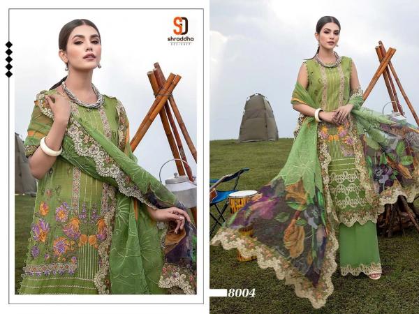 Shraddha Charizma 8 Cambric Cotton Designer Pakistani Salwar Suits